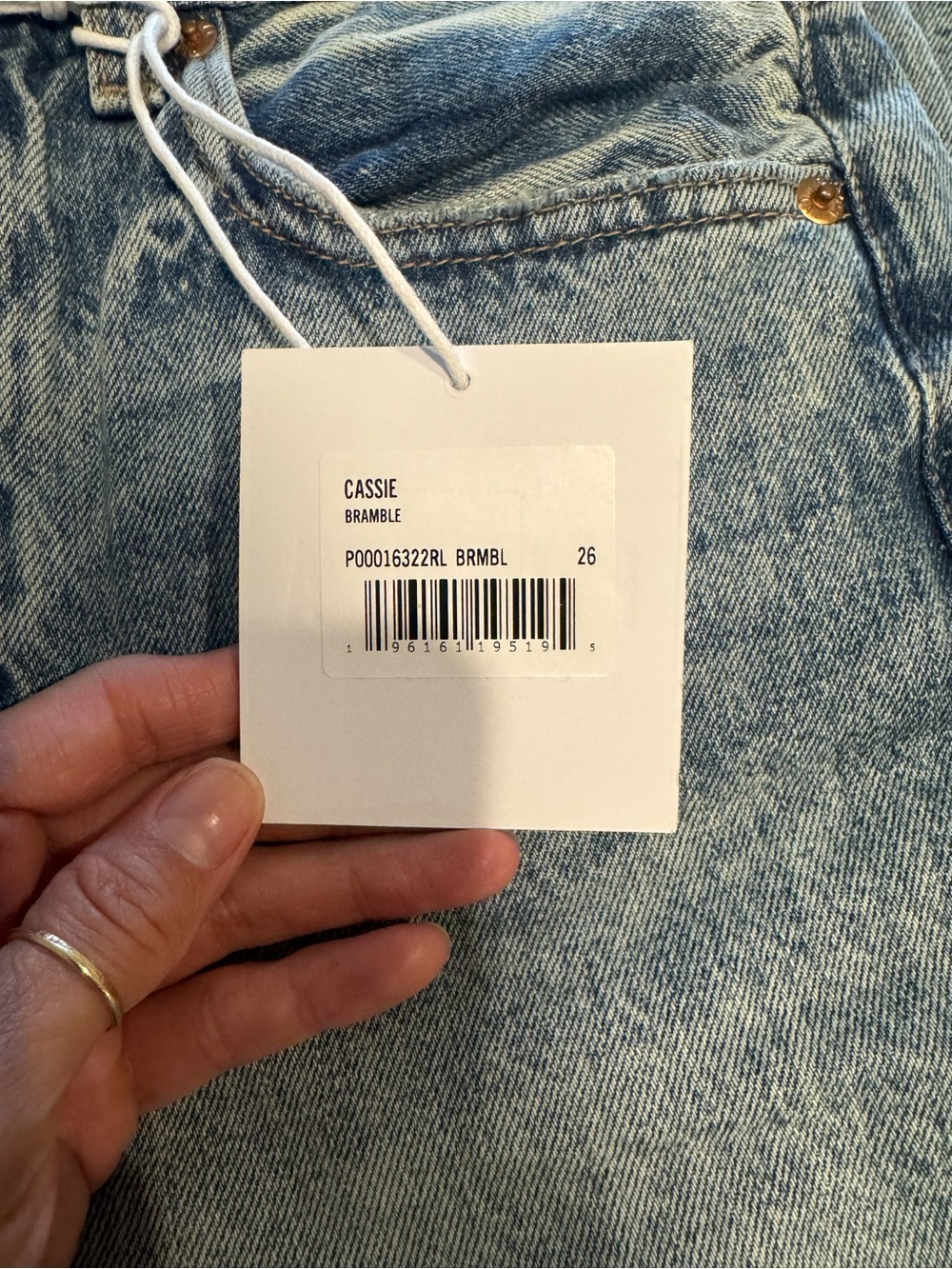 CASSIE SUPER HIGH RISE STRAIGHT JEAN - BRAMBLE - Picture 9 of 11